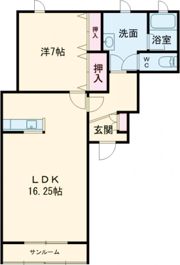 シェル久根別の間取り画像