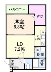 グランメゾンゆずり葉Ⅱ番館の間取り画像