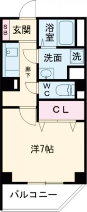 フォブール船越の間取り画像