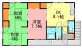 宮脇アパートの間取り画像