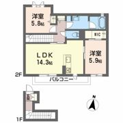 シャーメゾン チェラーグの間取り画像