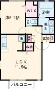 リジュールSAKURAの間取り画像