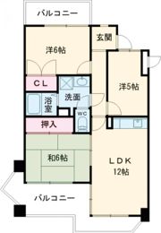 ガーデンハイツ桃山台弐番館の間取り画像