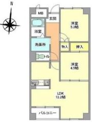 セントポーリアⅡの間取り画像