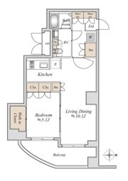 アパートメンツ綱島の間取り画像