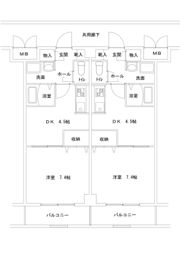 グリーンヒル Fの間取り画像