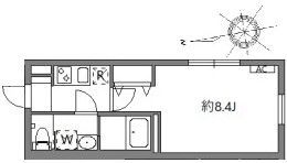 グランピア中野坂上の間取り画像