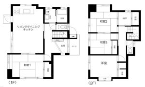 矢向三丁目戸建の間取り画像