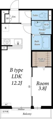 リブリ・クリークウエストの間取り画像