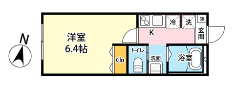 キャメル北越谷4の間取り画像