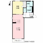 ソレイユたかみねの里の間取り画像