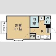 ウィンディ上野山Cの間取り画像