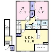 エーデル髙松Aの間取り画像