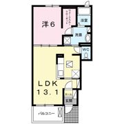 ボヌール メゾン Bの間取り画像