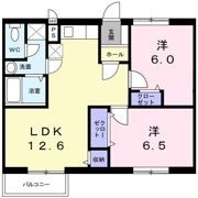 リトルマーシュ B棟の間取り画像