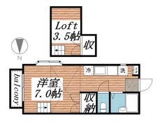 ロックウェル実籾の間取り画像