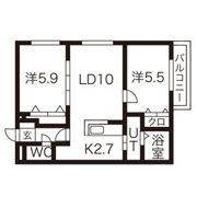 リッツハウス山の手の間取り画像