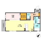 パークドオートム Aの間取り画像