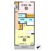 コスモパーク Cの間取り画像