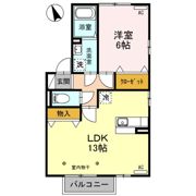 メゾン･ド･フローレンス Cの間取り画像