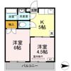 コーポ五味の間取り画像