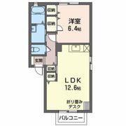 グリーンパレス Cの間取り画像
