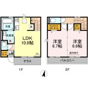 D-room博多諸岡 A棟の間取り画像