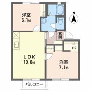 スプラウトハイツ Aの間取り画像