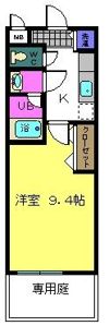 フジパレス太田Ⅱ番館の間取り画像