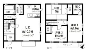 エバーコート Ⅰの間取り画像