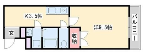 ピュアクローネⅡの間取り画像