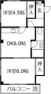 エレガンス旭町マンションの間取り画像