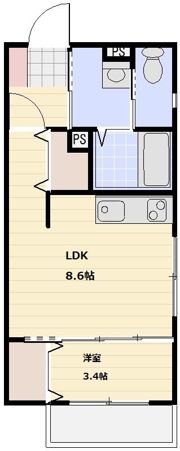 エルメゾン ロシェの間取り画像