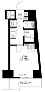 ルーブル品川南大井弐番館の間取り画像