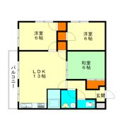 パラッツォ桂の間取り画像