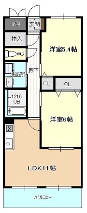 エミネンスオタイの間取り画像