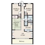 グランドール一橋学園Ⅰの間取り画像