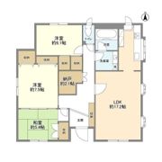 上の宮1丁目1階住宅部分の間取り画像