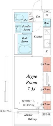 リブリ・秋津ビラの間取り画像