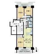 サン・ステージ緑園都市東の街7番館の間取り画像
