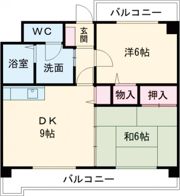 ファースト・トゥイッグ女池の間取り画像