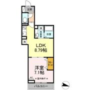 アヴァンス東大泉Aの間取り画像