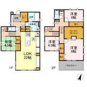 西大泉4丁目戸建の間取り画像
