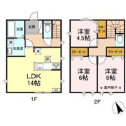 (仮称)あきる野市平沢 戸建貸家 C棟の間取り画像