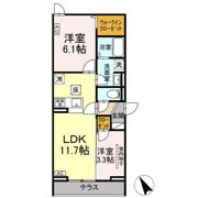 クロエ橋本の間取り画像