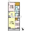 クロエ橋本の間取り画像