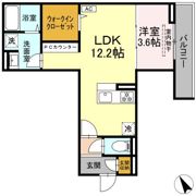 クロエ橋本の間取り画像