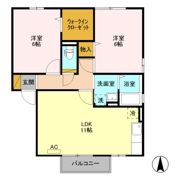 ファミィール Cの間取り画像