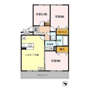 シャン・ド・フルール鞍月の間取り画像