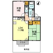 グリーンコートの間取り画像